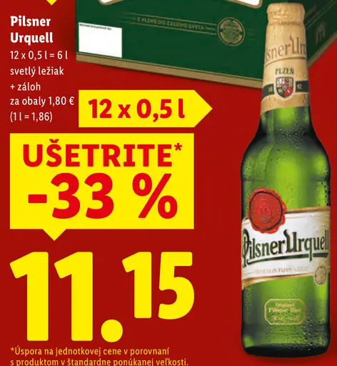 Pilsner Urquell plechovka