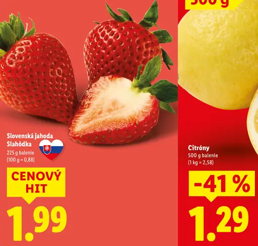 Slovenská jahoda Slahôdka