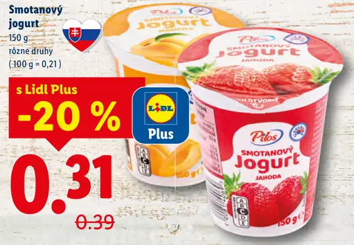 Pilos Smotanový jogurt