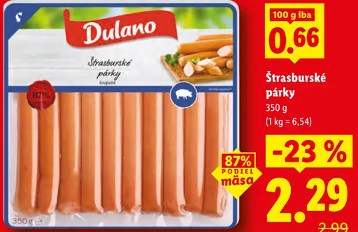 Dulano Štrasburské párky