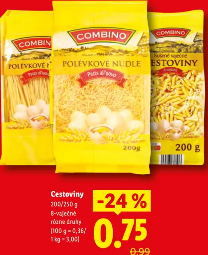 Combino Cestoviny