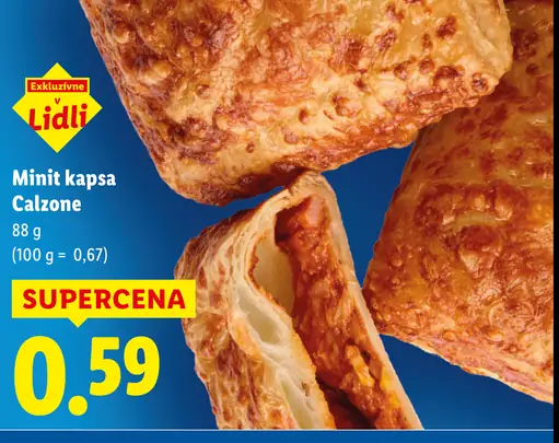 Lidl Exkluzívna Minit kapsa Calzone
