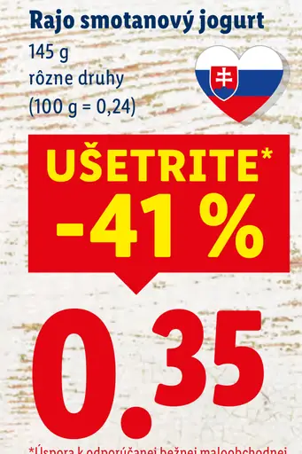 Rajo Mňam Smotanový jogurt nugát