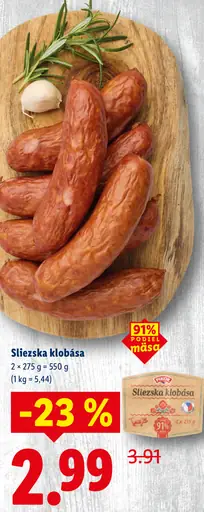 Sliezska Klobása