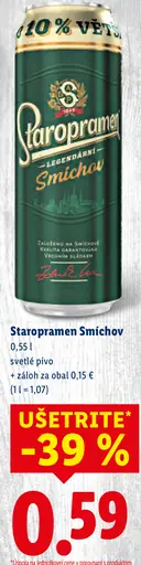 Staropramen Smichov plechovka