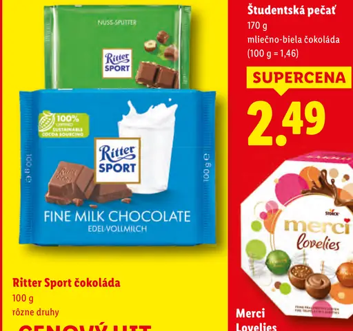 Ritter Sport čokoláda