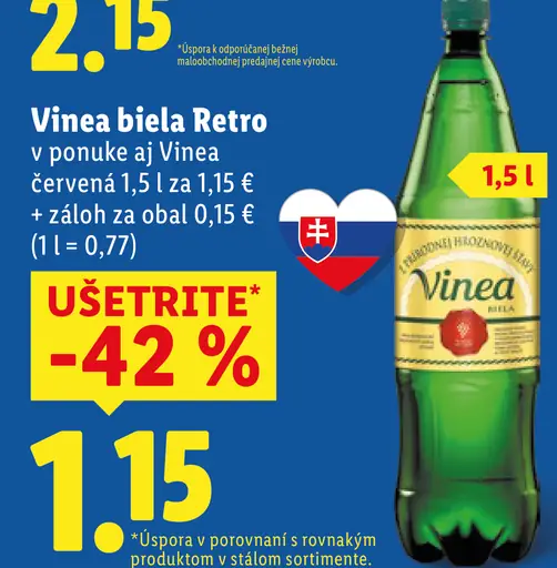 Vinea biela Retro
