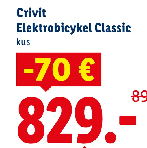 CRIVIT Elektrobicykel Classic