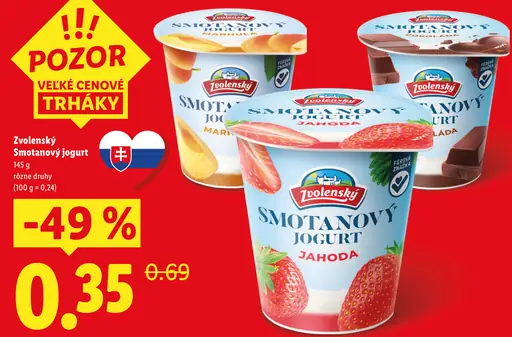Zvolenský smotanový jogurt