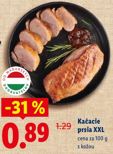 Kačacie prsia XXL