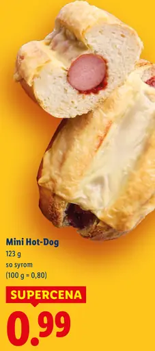 Mini Hot dog so syrom