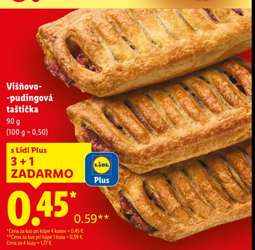 Višňovo-pudingová taštička