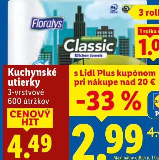 Florays kuchynské utierky