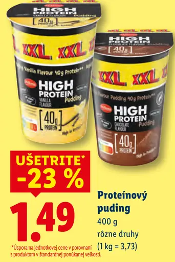 Pilos Proteínový puding so smotanou
