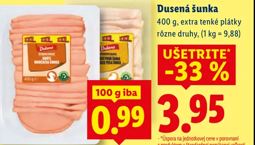 Dulano Dusená šunka