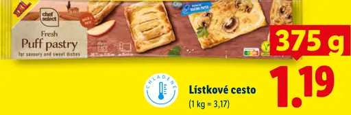 Chef Select Lístkové cesto