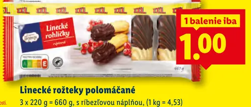 Linecké rožteky polomáčané