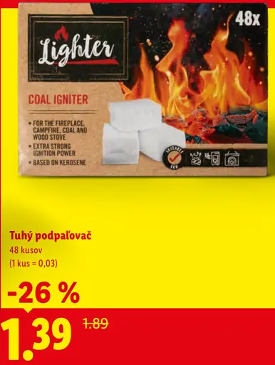 Lighter Tuhý podpaľovač