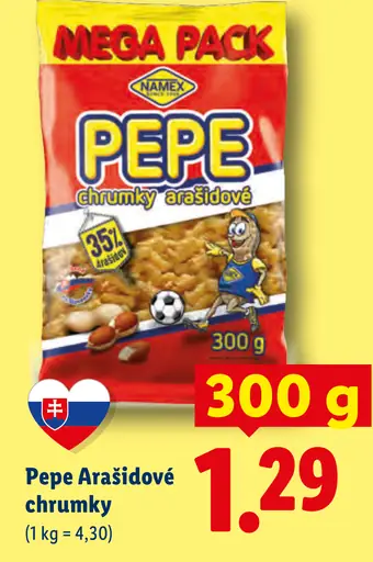 Namex Pepe chrumky arašidové