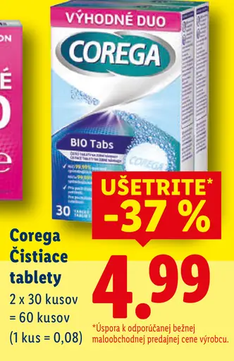 Corega Čistiace tablety