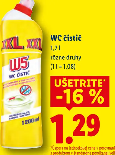 W5 WC čistič