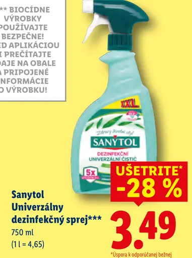 Sanytol Dezinfekčný sprej