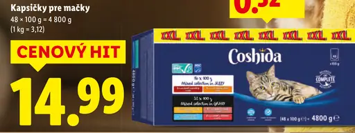 Coshida Kapsičky pre mačky