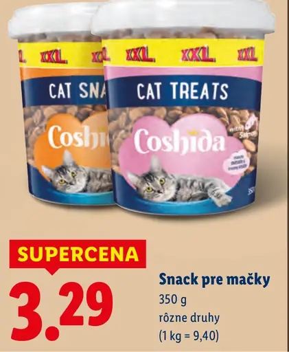 Coshida Plnený snack pre mačky