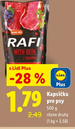 Rafi kapsička pre psy