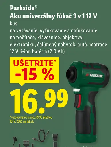 Parkside Univerzálny fukáč 3 v 1