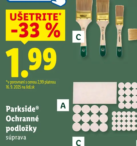 Parkside Ochranné podložky