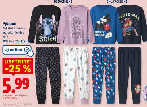 Disney Pyžamo