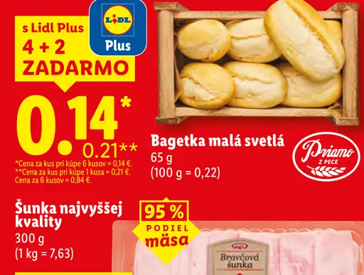 Bagetka malá svetlá