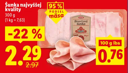 Šunka najvyššej kvality
