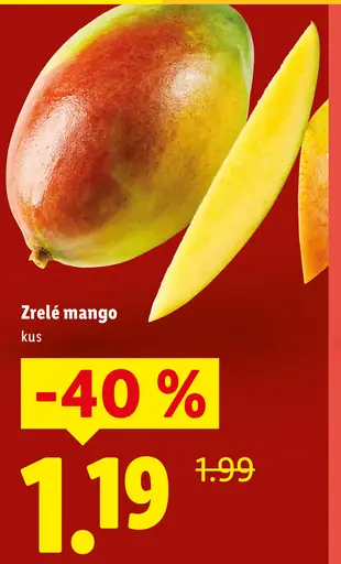 Zrelé mango