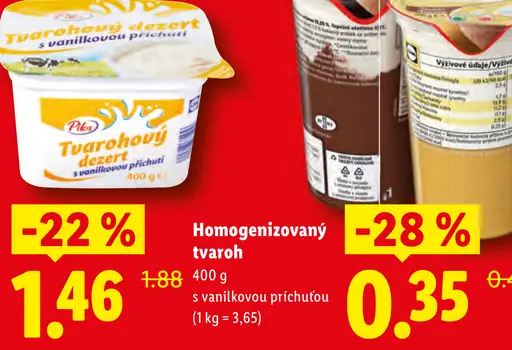 Pilos Homogenizovaný tvaroh