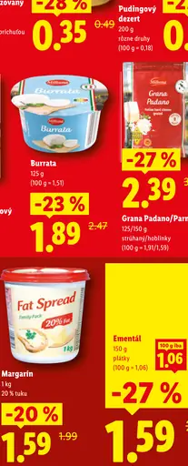 Milbona Grana Padano / Parmezán