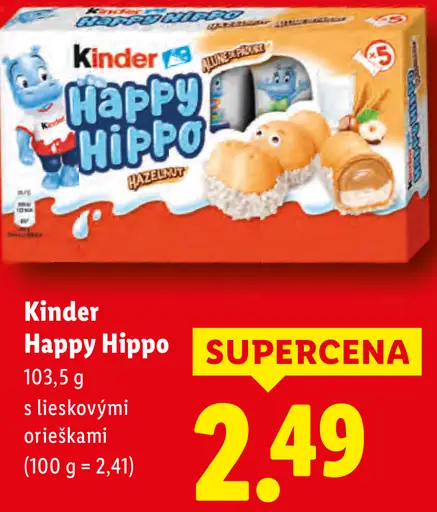 Kinder Happy Hippo
