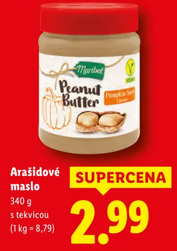 Monbeto Arašidové maslo