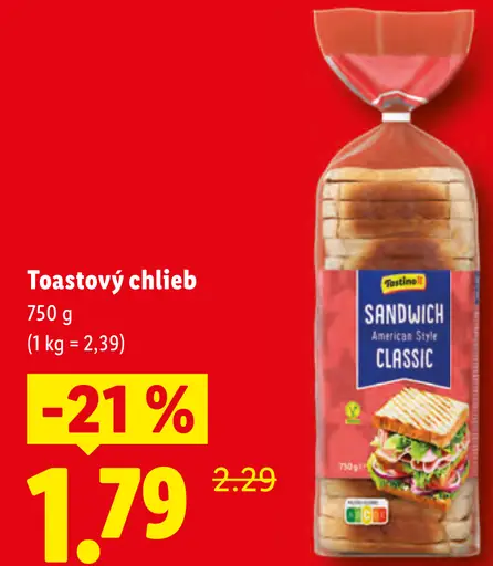Golden Toastový chlieb