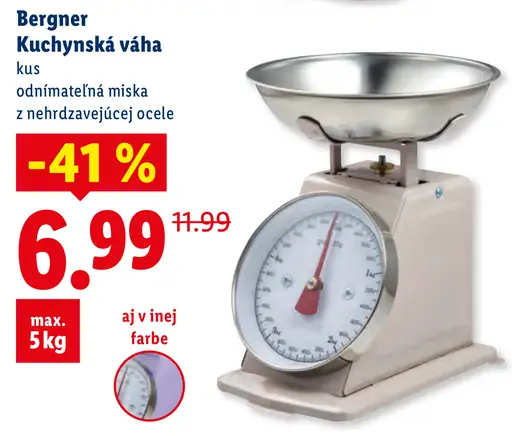 Bergner Kuchynská váha