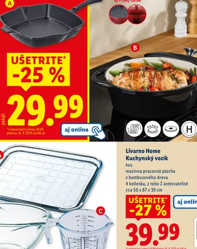 Livarno Home kuchynský vozík