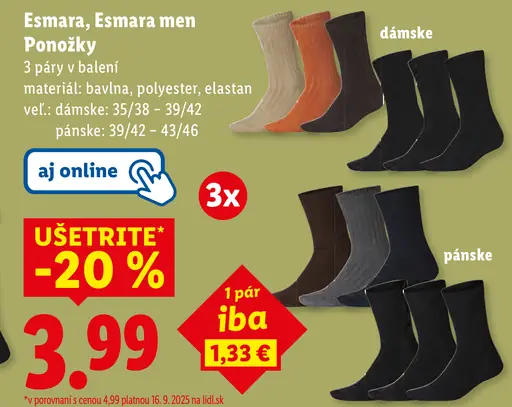 Esmara, Esmara men Ponožky