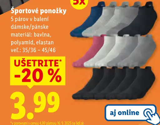 Športové ponožky