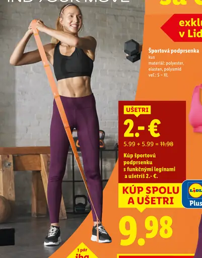Crivit Funkčné legíny