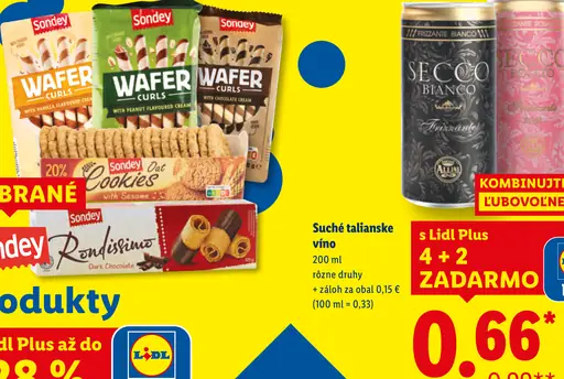 Suché talianske víno plechovka