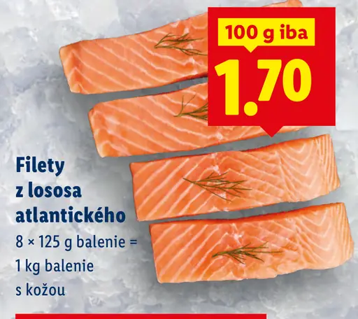 Filety z lososa atlantického