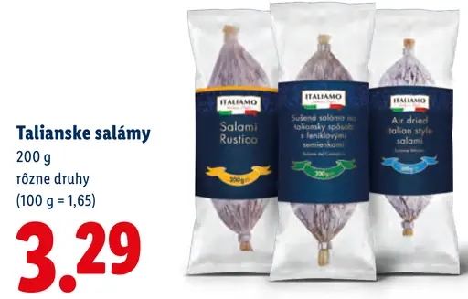 Italiamo Talianske salámy