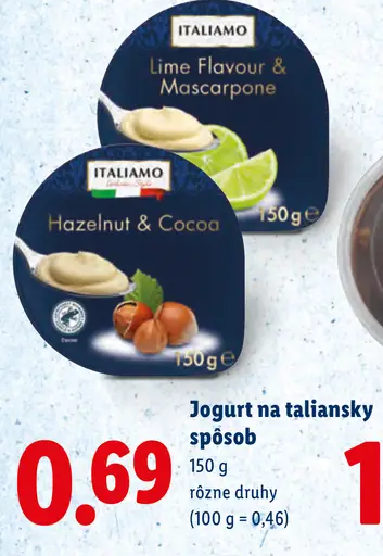 Italiamo Jogurt na taliansky spôsob