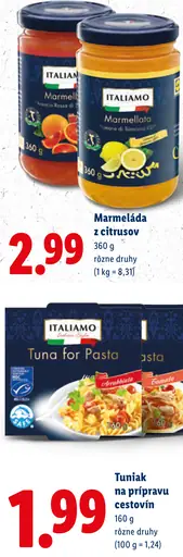 Italiamo Tuniak na prípravu cestovín